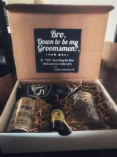 Groomsmen Proposal Box Ideas