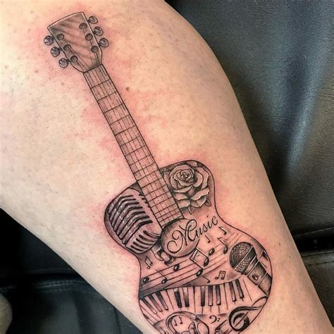 7 Guitar Tattoo Designs for Music Lovers