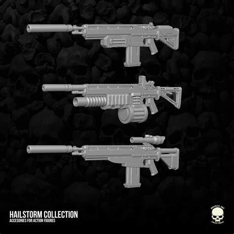 Hailstorm Collection 3D Printable Files For Action Figures Donman Art