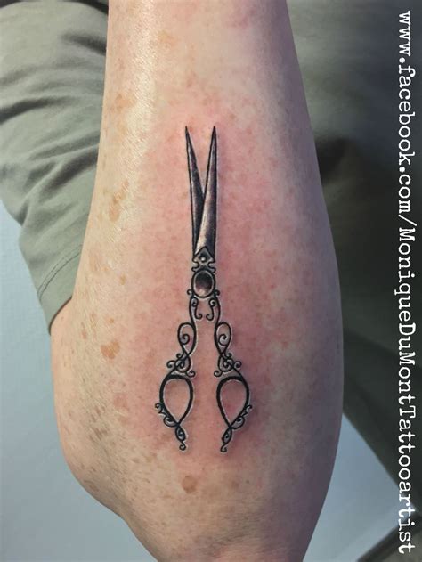 Scissor Tattoo Designs for Hairdressers Inspiration