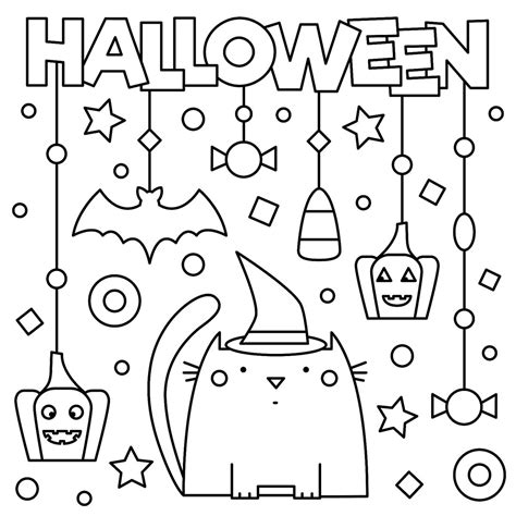 Halloween Coloring Pages 10 Free Amp Fun Spooky Printable Activities For Kids Printables