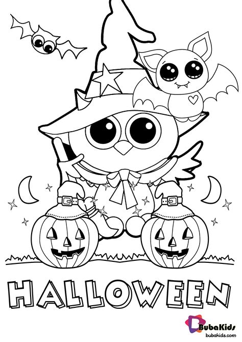 Halloween Coloring Pages Printable for Kids Free Download