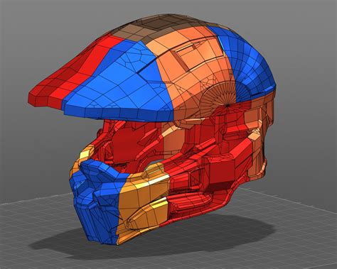 Halo Helmet For 3D Print Autodesk Online Gallery