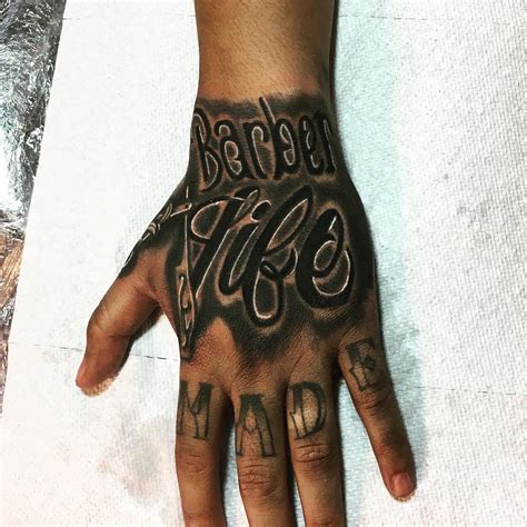 Hand Tattoo Designs For Men Message