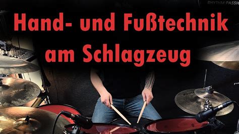 Hand Und Fu Technik Am Schlagzeug Drum Tutorial Youtube