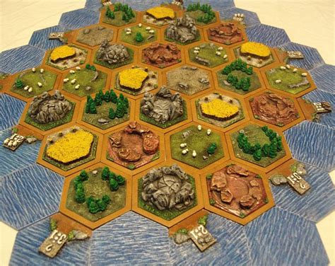 Handmade 3D Settlers Of Catan Tiles By Leifkicker Four Basic Options