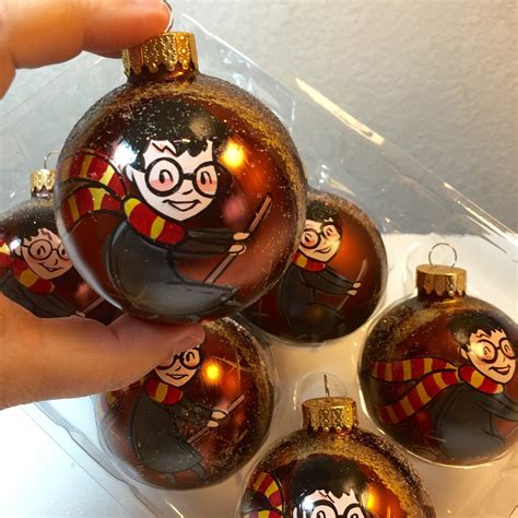 Handpainted Ornament Christmas Ornament Harry Potter Inspired