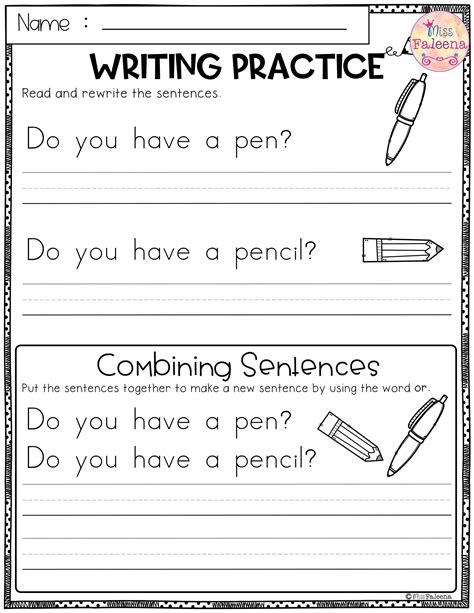 Handwriting Practice For 3Rd Grade