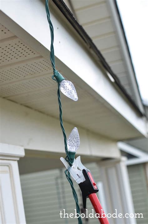 Hang Christmas Lights Without A Ladder