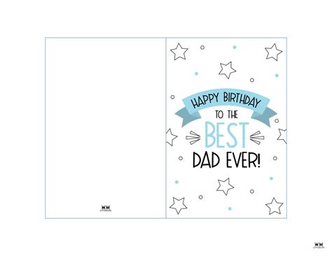 Free Printable Happy Birthday Daddy Card Designs