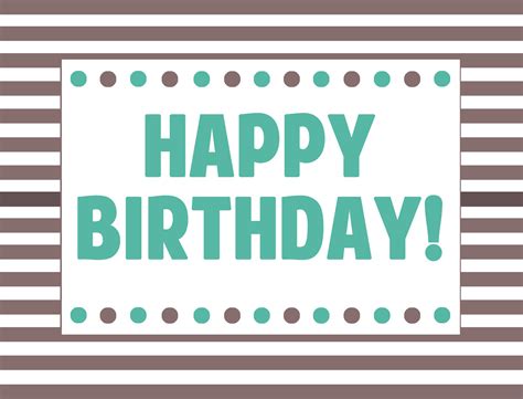 5 Free Happy Birthday Signs Printable Ideas