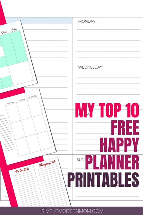 Happy Planner Free Printable Budget