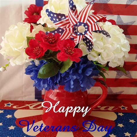 Happy Veterans Day Quote With Flowers Pictures Photos And Images For Facebook Tumblr