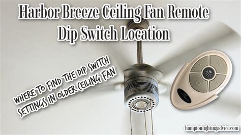 Harbor Breeze Ceiling Fan Remote Control Dip Switches Americanwarmoms Org