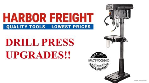 Harbor Freight Drill Press Upgrades And Modifications!!, 45% Off