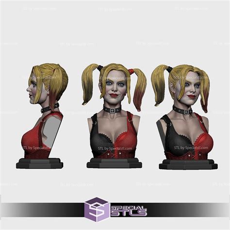 Harley Quinn Bust Stl Files