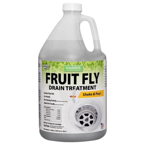 Harris 128 Fruit Fly Drain Treatment Killer Ffdg 128 The Home Depot