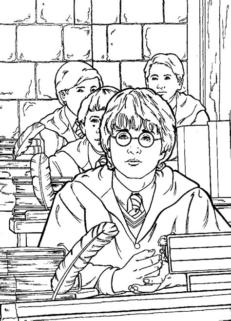 Harry Potter Coloring Pages To Download And Print For Free