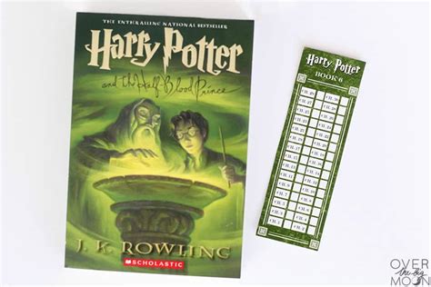 Harry Potter Printable Bookmarks Over The Big Moon