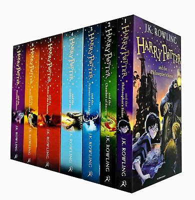 Harry Potter Series 1 7 Books Collection Box Set By J K Rowling Ebay