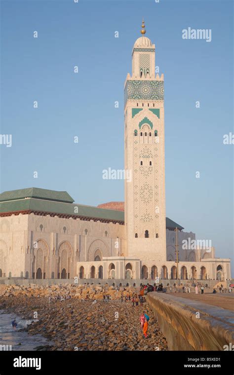 Hassan Ii Mosque Casablanca Morocco Africa Stock Photo Alamy