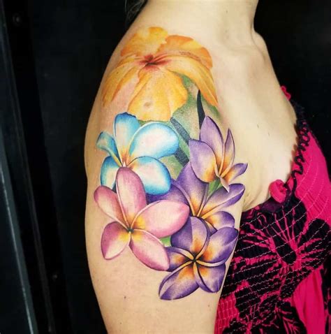 Hawaiian Flower Tattoo Ideas Hawaiian Flower Tattoos Flower Tattoo