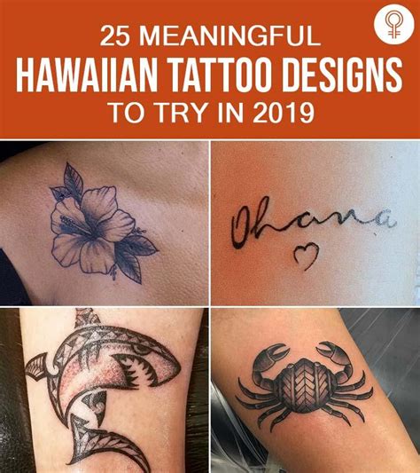 Hawaiian Tattoos Designs Ideas And Meaning Tattoos For You