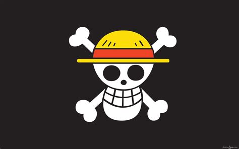 Hd Wallpaper: One Piece Logo, Anime, Flag, Jolly Roger,, 46% Off