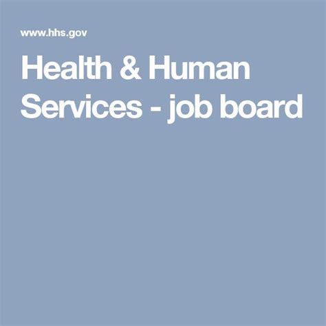 Health Human Services Job Board Human Services Job Board