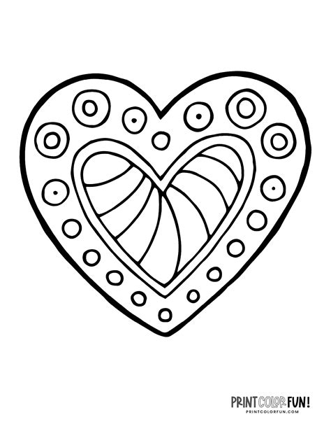 Heart Coloring Pages