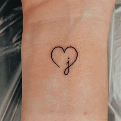 12 Unique Heart J Tattoo Designs