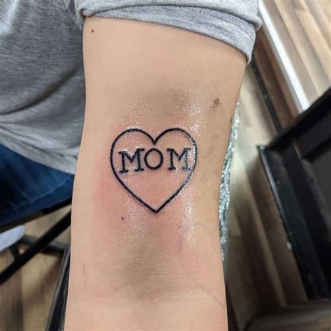 Heart Mother Tattoo Ideas and Meaning