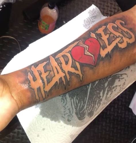 Heartless Tattoo Designs for the Fearless Soul