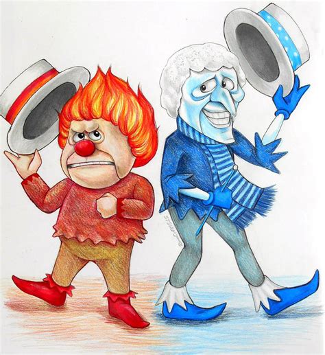 Heat Miser And Snow Miser Gift By Ravendaniels On Deviantart