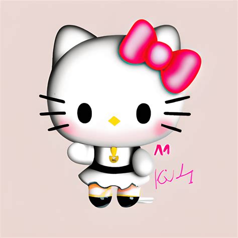 Hello Kitty Drawing Creative Fabrica