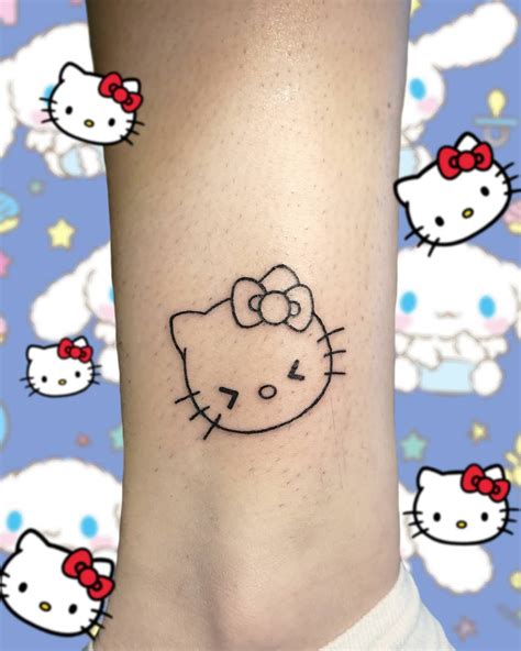 10 Cute Hello Kitty Tattoo Designs to Try