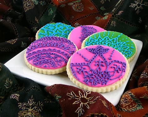 Henna Inspired Sugar Cookies The Crafting Foodie