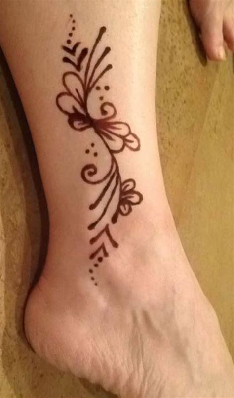 Henna Mehndi Tattoo Designs Idea For Ankle Tattoos Art Ideas