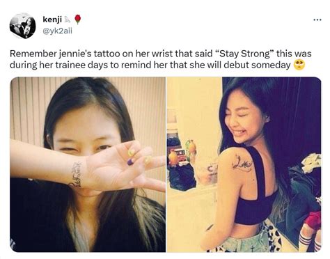 Here Are The Meanings Behind Blackpink Members Secret Tattoos Hype My