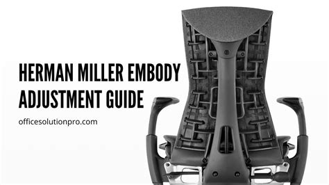 Herman Miller Chair Adjustment Tool Made Easy