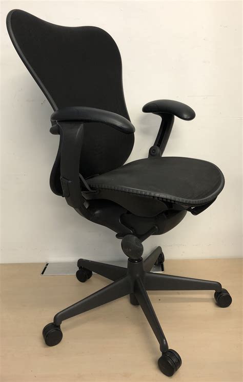 Herman Miller Black Mirra Single Lever Office Chair Predominantly Office