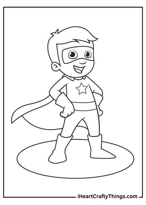 Hero Coloring Pages