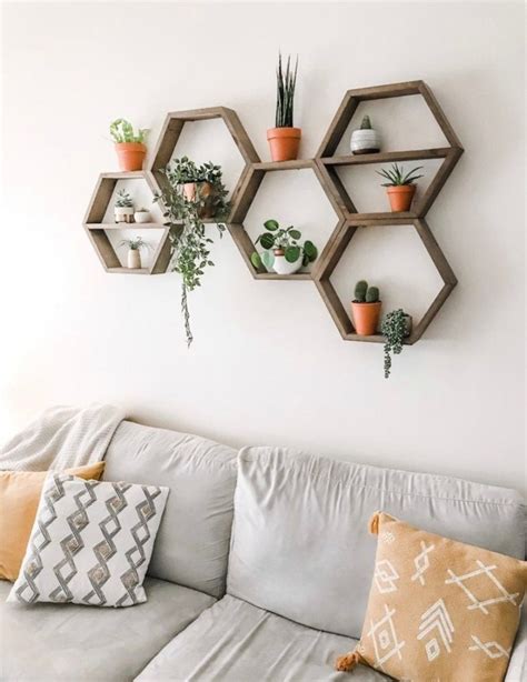 Elevate Your Space with a Modern Hexagon Wall Shelf