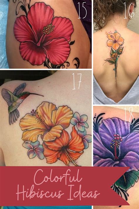 Hibiscus Flower Tattoo Color Meaning Best Flower Site