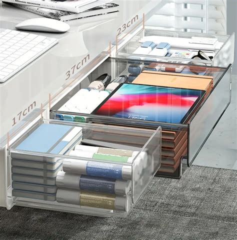 Hidden Office Desk Storage Box Maximize Space Efficiency A Temu Australia