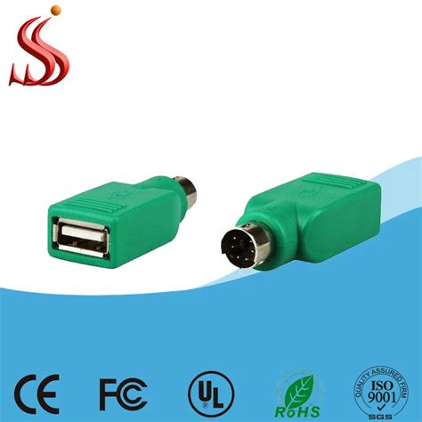 High Quality Ps2 To Usb Adapter Green Color F F Ps2 To Usb Adapter