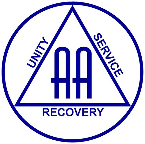 High Resolution AA Logo for Sobriety Support