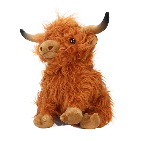 Highland Cow Plush Toys 9 1Inch Soft And Cuddly Plush Stuffed Animals