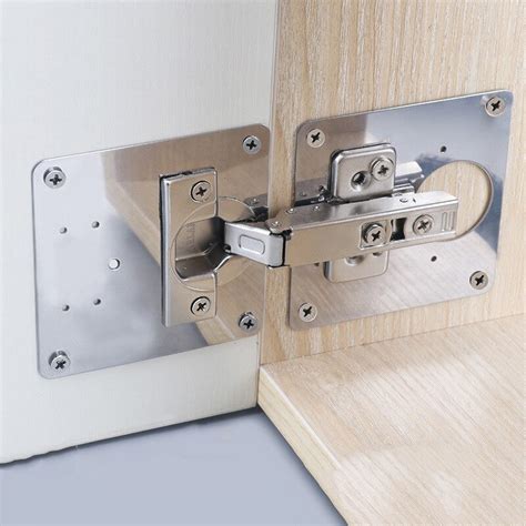 Hinge Repair Plates Stainless Steel Cabinet Door Hinges Plate With