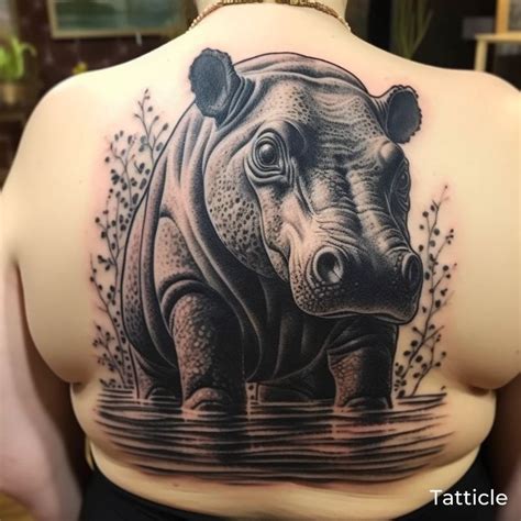 Hippo Tattoo Designs for Unique Body Art Lovers